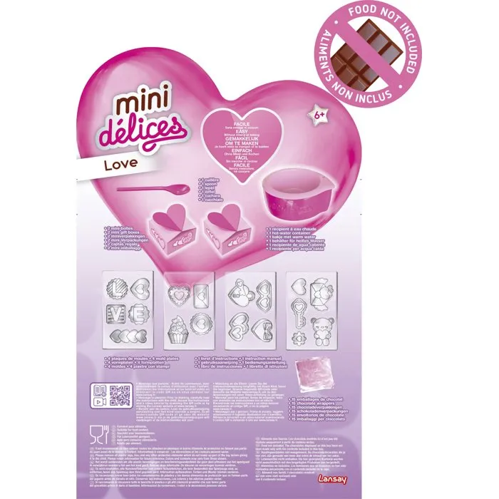 Lansay Mini Delights - Kit para Hacer Chocolate en Forma de Corazón - A Partir de 6 Años - AAAPP11036 Lansay Mini Delights - Kit para Hacer Chocolate en Forma de Corazón - A Partir de 6 Años - AAAPP11036