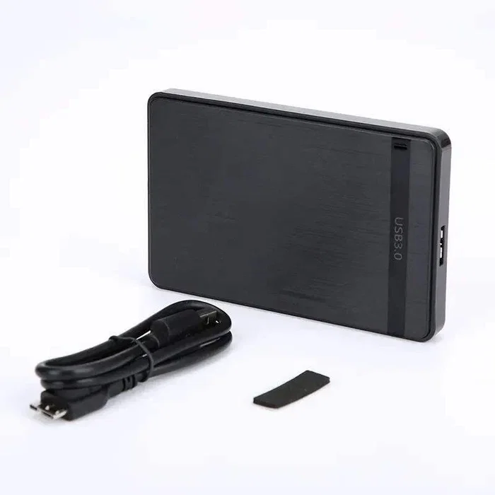 Globbaltec Caja externa para disco HDD/SSD 2.5 USB 3.0 sin tornillos negro