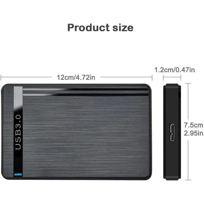 Globbaltec Caja externa para disco HDD/SSD 2.5 pulg USB 3.0 negro Globbaltec Caja externa para disco HDD/SSD 2.5 pulg USB 3.0 negro