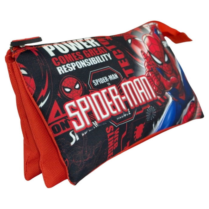 MANENTI Portatodo Hero Spiderman Marvel Triple 22x14x3,5cm MANENTI Portatodo Hero Spiderman Marvel Triple 22x14x3,5cm