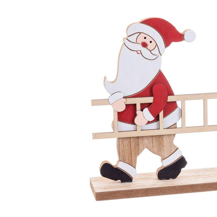 Adorno Navideño Multicolor Madera Papá Noel 14,5 x 5 x 19 cm Adorno Navideño Multicolor Madera Papá Noel 14,5 x 5 x 19 cm