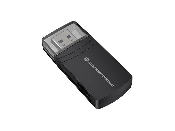 Conceptronic Lector Tarjetas USB 3.0 BIAN06B SD SDHC SDXC Micro SD T-Flash Negro 5 Gbps 2 TB