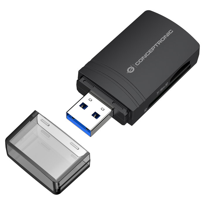 Conceptronic Lector de Tarjetas BIAN06B USB 3.2 Gen 1 Negro Conceptronic Lector de Tarjetas BIAN06B USB 3.2 Gen 1 Negro