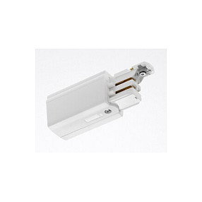 LEUCHTEK Leuch XTS12-3 Einspeisung, Módulo de Inserción para Carril Electrificado GLOBAL SL (izquierdo, color blanco)
