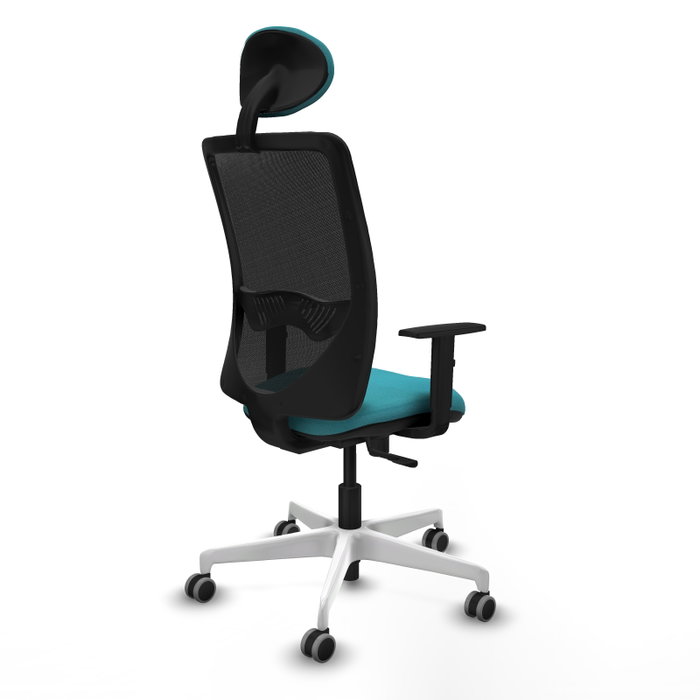 PIQUERAS Y CRESPO Silla de oficina Zulema con mecanismo Sincro, Turquesa y Negro PIQUERAS Y CRESPO Silla de oficina Zulema con mecanismo Sincro, Turquesa y Negro