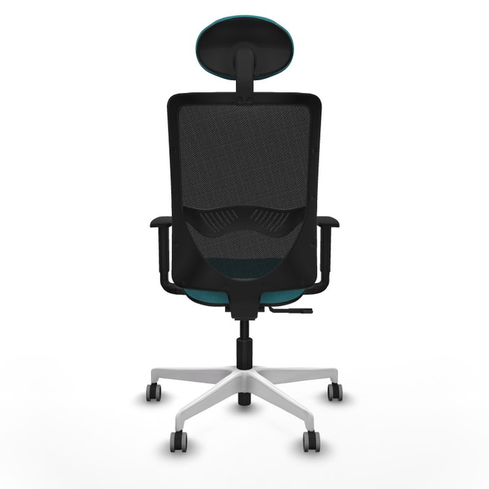 PIQUERAS Y CRESPO Silla de oficina Zulema con mecanismo Sincro, Turquesa y Negro PIQUERAS Y CRESPO Silla de oficina Zulema con mecanismo Sincro, Turquesa y Negro