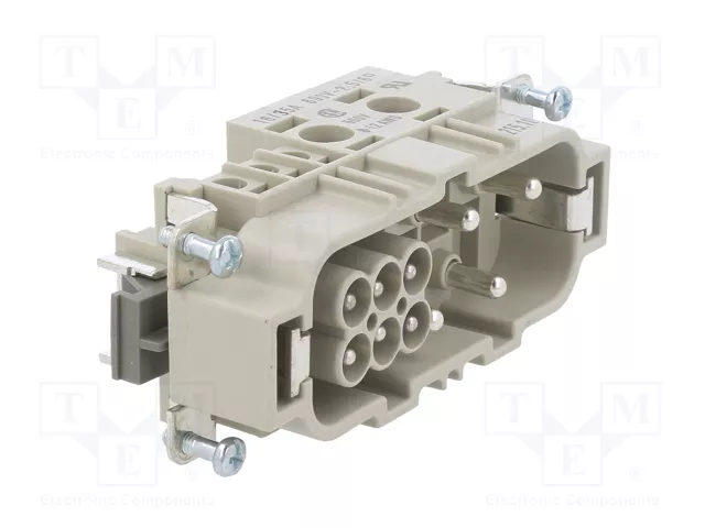 WIELAND Conector HDC macho de 10 pines (4+6) tamaño 16