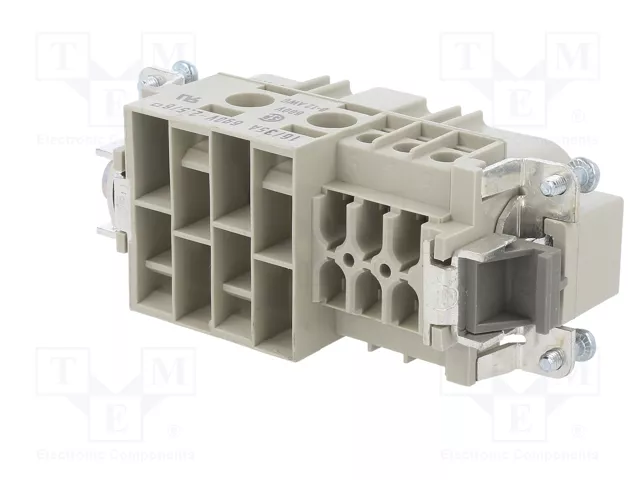 WIELAND Conector HDC macho de 10 pines (4+6) tamaño 16