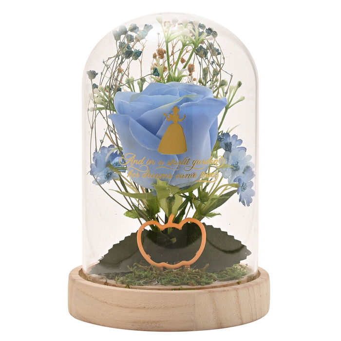 WIDDOP & CO Flor Campana Cenicienta Princesas Disney Luz Neón Madera