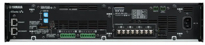 Yamaha XMV4280-D Amplificador de Audio Clase D Negro, Gris