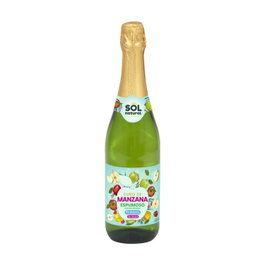 Sol Natural Zumo Espumoso de Manzana Sin Alcohol 750 ml
