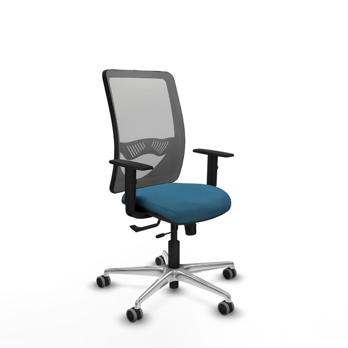 PIQUERAS Y CRESPO Silla de oficina Zulema Verde petróleo y Gris PIQUERAS Y CRESPO Silla de oficina Zulema Verde petróleo y Gris