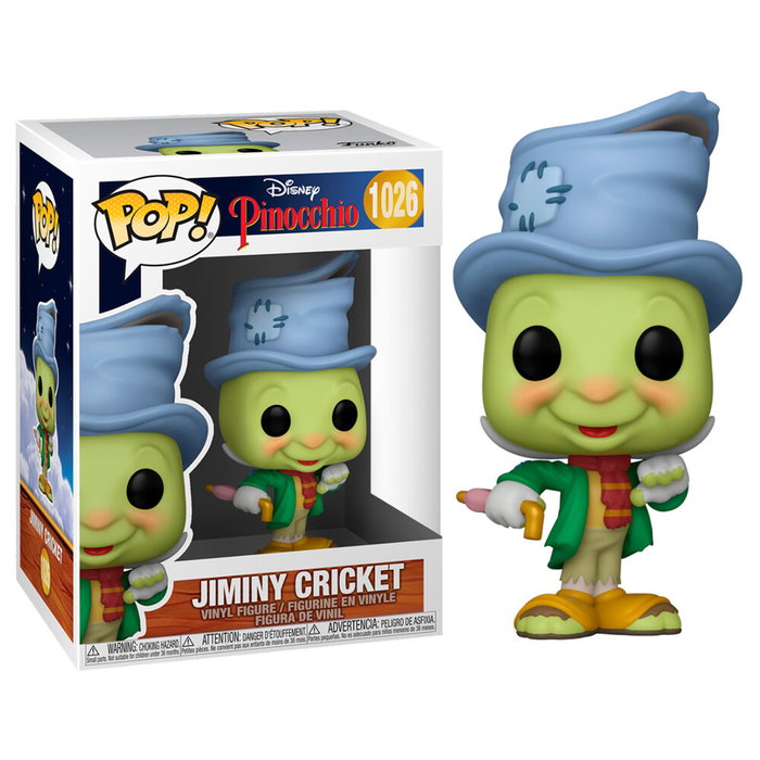 Funko Figura POP Disney Pinocho Street Jiminy Cricket Funko Figura POP Disney Pinocho Street Jiminy Cricket