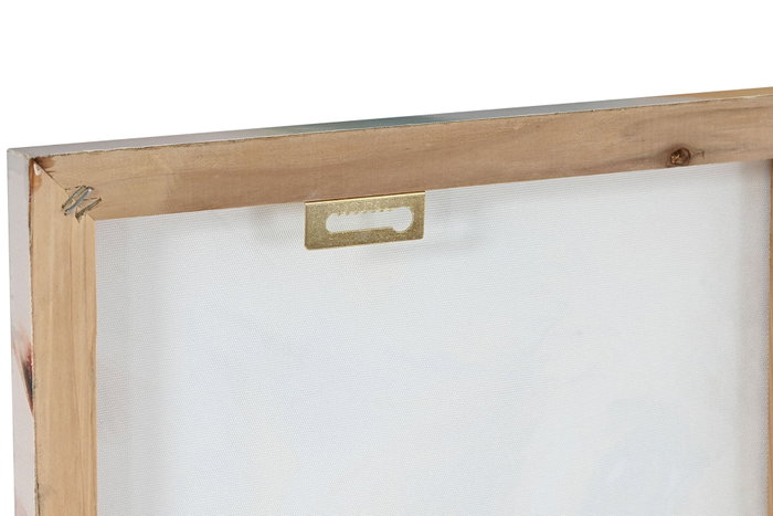 DKD Home Decor Cuadro Lienzo MDF 60x1,8x40 Perrito Lacado Surtido de 2