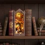 Creanook Book Nook - Kit de bricolaje para construir un sujetalibros en 3D - Librería mágica - 11 x 18 x 26 cm