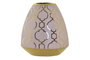 DKD Home Decor Jarrón de Porcelana Cromado Rosa y Dorado 16x16x18 cm