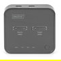 Digitus Estación Acoplamiento Dual M.2 NVMe SSD USB-C 3.2 Gen 2 Negro con Lector SD Tarjetas 10 Gbit/s