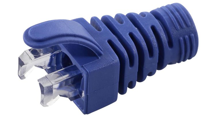 MicroConnect Protector de Alivio de Tensión para cables Cat5e, Cat6, Cat6A hasta 6.5MM Azul, 100 unidades MicroConnect Protector de Alivio de Tensión para cables Cat5e, Cat6, Cat6A hasta 6.5MM Azul, 100 unidades