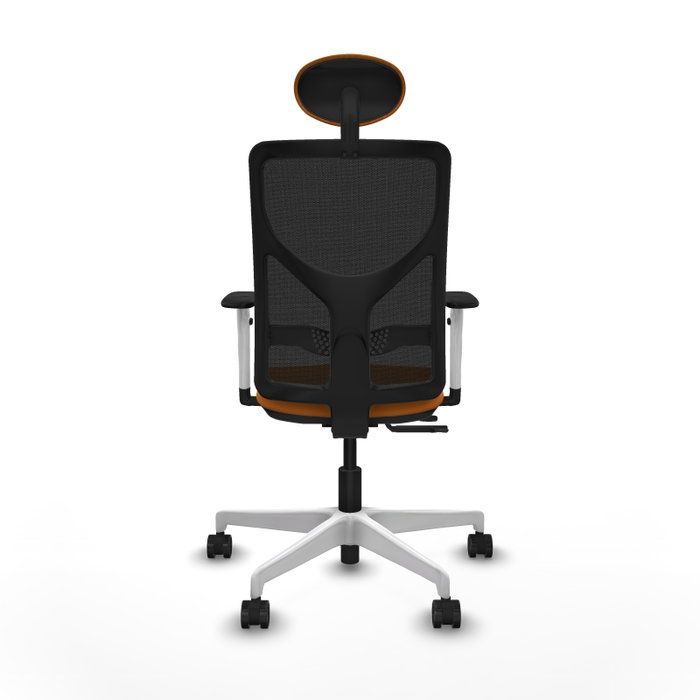 PIQUERAS Y CRESPO Silla de oficina Motilla Naranja y Negro PIQUERAS Y CRESPO Silla de oficina Motilla Naranja y Negro