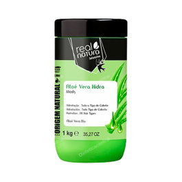 Real Natura Máscara Sem Sal Aloe Vera Hidra 1kg