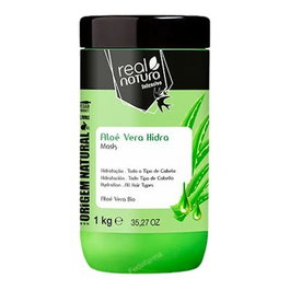 Real Natura Máscara Sem Sal Aloe Vera Hidra 1kg
