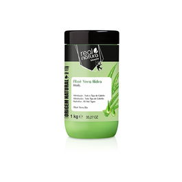 Real Natura Máscara Sem Sal Aloe Vera Hidra 1kg Cabello Hidratado y Suave
