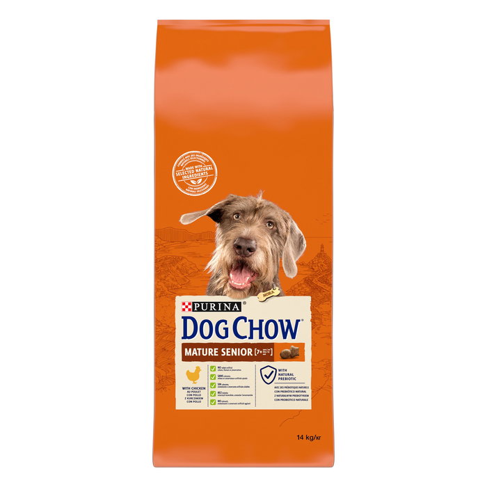 Dog Chow Mature Senior Pollo 14kg - Alimento Completo para Perros Adultos Mayores