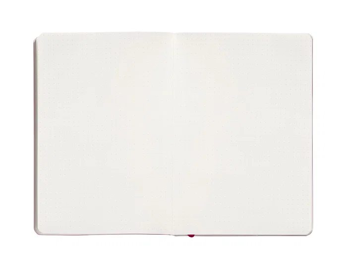 Antartik Cuaderno A5 Tapa Blanda Hojas Puntos Burdeos 80 Hojas 80gr FSC