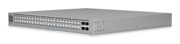 Ubiquiti Etherlighting Switch SGCC Steel 1U, 720W, 32x GbE RJ45, 16x 1/2.5 GbE RJ45, 4x 10G SFP+, 224 Gbps, 1.3" Touchscreen