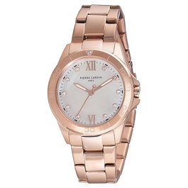 Pierre Cardin Reloj Analógico Rosa con Esfera Gris CF.1009.MR