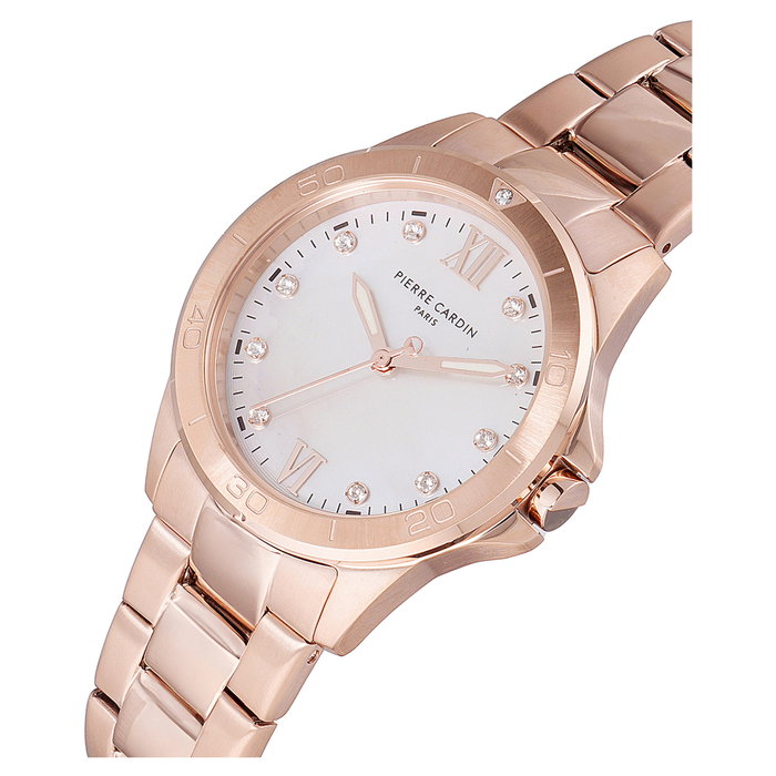 Pierre Cardin Reloj Analógico Rosa con Esfera Gris CF.1009.MR
