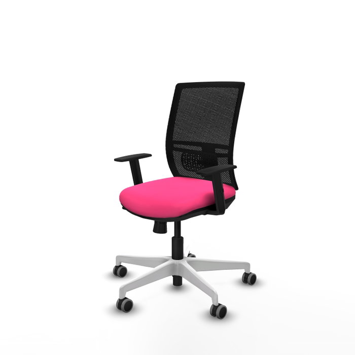PIQUERAS Y CRESPO Silla de oficina Yunquera Rosa y Negro PIQUERAS Y CRESPO Silla de oficina Yunquera Rosa y Negro