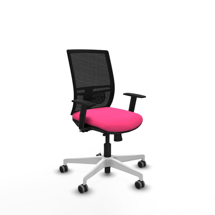 PIQUERAS Y CRESPO Silla de oficina Yunquera Rosa y Negro PIQUERAS Y CRESPO Silla de oficina Yunquera Rosa y Negro