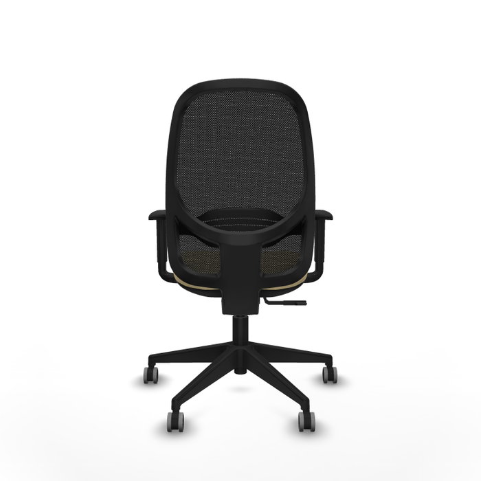 PIQUERAS Y CRESPO Silla de oficina Cilanco con mecanismo Sincro, Crema y Negro PIQUERAS Y CRESPO Silla de oficina Cilanco con mecanismo Sincro, Crema y Negro