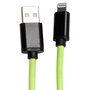 Be Mix Cable USB Fluorescente para iPhone/iPad con Lightning, Carga Rápida 2A, Longitud 2 Metros