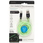 Be Mix Cable USB Fluorescente para iPhone/iPad con Lightning, Carga Rápida 2A, Longitud 2 Metros