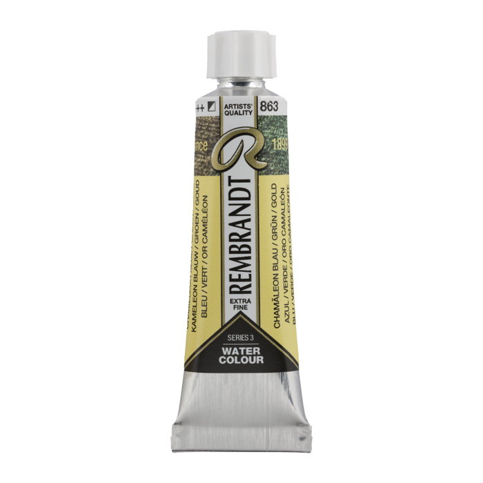 Rembrandt Acuarela Tubo 10 ml Azul/Verde/Oro Camaleón 863 Rembrandt Acuarela Tubo 10 ml Azul/Verde/Oro Camaleón 863