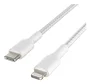 Belkin CAA004BT2MWH Cable de conector Lightning a USB-C, 2 metros, Blanco, Conectores rectos macho, Certificado MFi