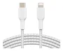 Belkin Cable USB-C a Lightning Trenzado 2 m Blanco
