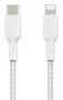 Belkin CAA004BT2MWH Cable de conector Lightning a USB-C, 2 metros, Blanco, Conectores rectos macho, Certificado MFi