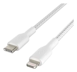 Belkin CAA004BT2MWH Cable USB-C a Lightning 2m Macho a Macho Blanco