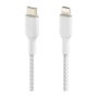 Belkin Cable Boost Charge USB-C a Lightning 2 m Blanco Trenzado
