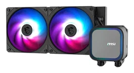 MSI MAG Coreliquid A13 240 Sistema de Refrigeración Líquida todo en uno - Radiador 240mm, Ventiladores de 120mm, Compatible con LGA1700/AM4/AM5/LGA1851, Negro