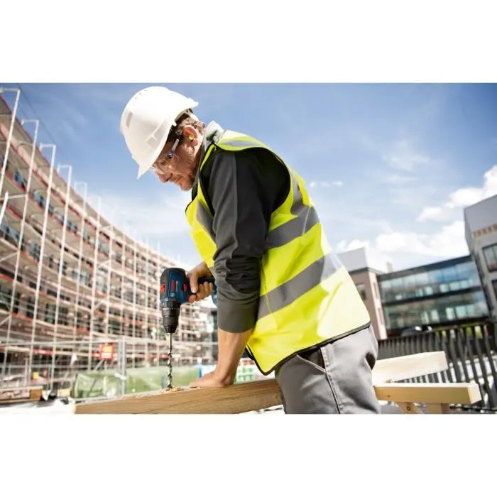 Bosch Professional Taladro de Percusión GSB 18V-55 con 2 Baterías 2.0Ah y Cargador GAL 18V-40