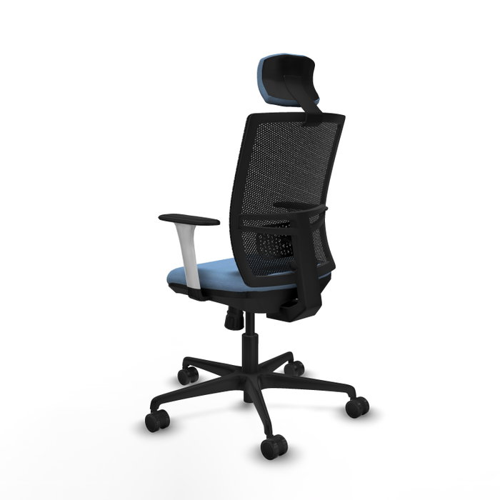 PIQUERAS Y CRESPO Silla de oficina Yunquera Azul cielo y Negro PIQUERAS Y CRESPO Silla de oficina Yunquera Azul cielo y Negro