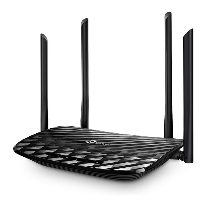 TP-Link Archer A6 Router Inalámbrico Wi-Fi 5 AC1200 Doble Banda, 5 Puertos Gigabit Ethernet, 5 Antenas, Negro TP-Link Archer A6 Router Inalámbrico Wi-Fi 5 AC1200 Doble Banda, 5 Puertos Gigabit Ethernet, 5 Antenas, Negro