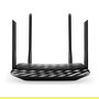 TP-Link Archer A6 Router Inalámbrico Wi-Fi 5 AC1200 Doble Banda, 5 Puertos Gigabit Ethernet, 5 Antenas, Negro