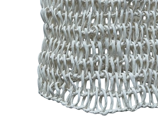 DKD Home Decor Lámpara de Techo de Fibra Trenzada Cruda 40x40x80 cm DKD Home Decor Lámpara de Techo de Fibra Trenzada Cruda 40x40x80 cm