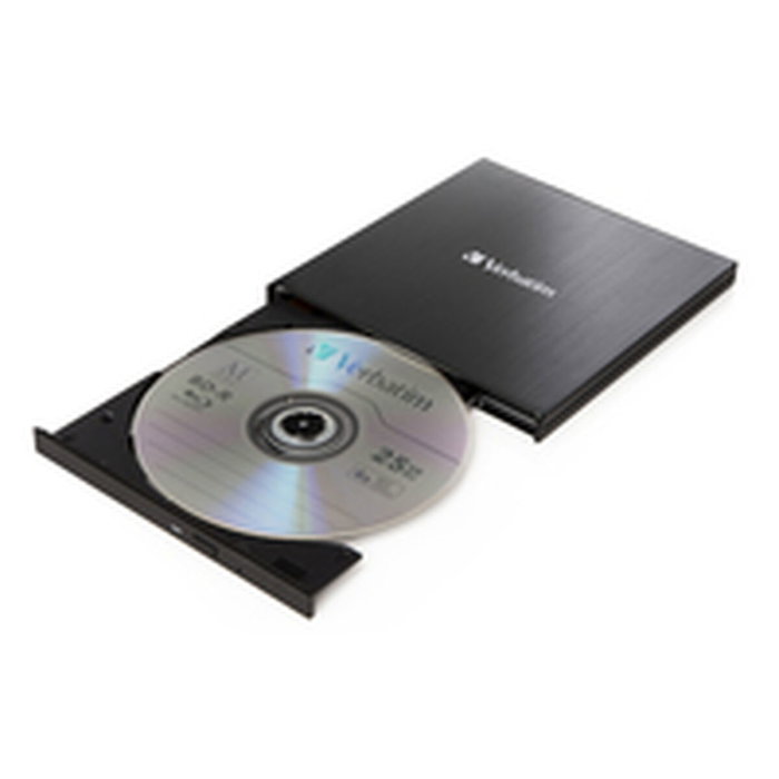 Verbatim Grabador Slimline Blu-ray Externo USB-C Ultra HD 4K