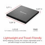Verbatim Grabador Slimline Blu-ray Externo USB-C Ultra HD 4K